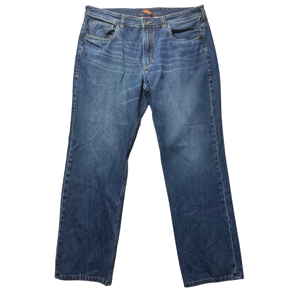Tommy Bahama‎ Denim Men's Jeans Blue Wash Straight Leg Cotton Blend Size 36x30
